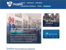Tablet Screenshot of blog.shopfisio.com.br